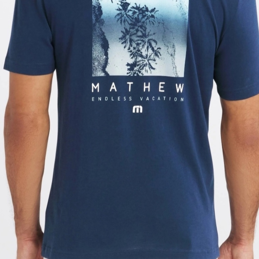 Travis Mathew Endless Vacation Tee - Navy Blue